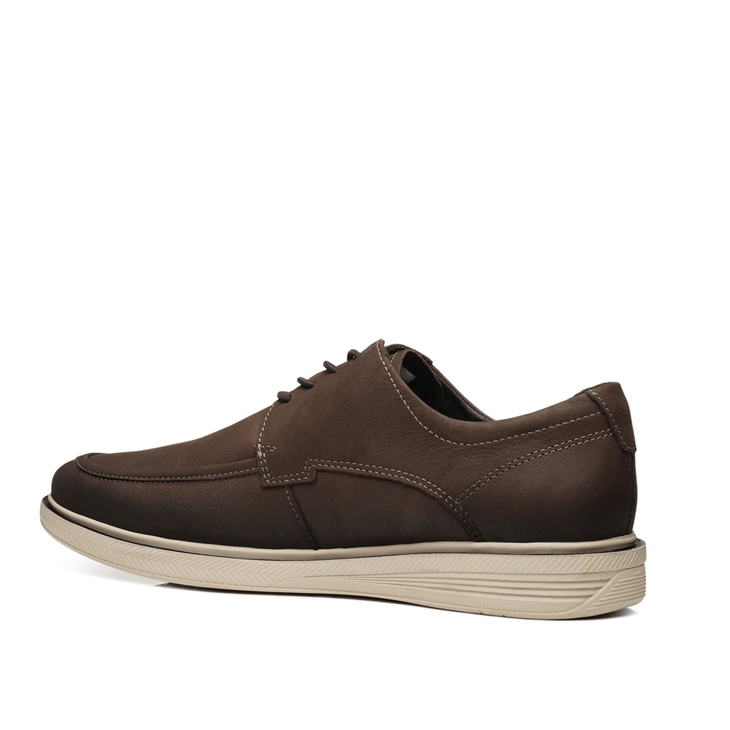Sapato Casual Pegada Masculino em Couro Chocolate 126116-04 Marrom 3