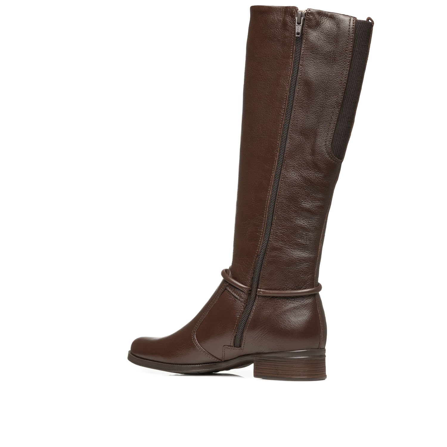 Bota Montaria Pegada Feminino em Couro Pinhão 282064-05 Marrom 4
