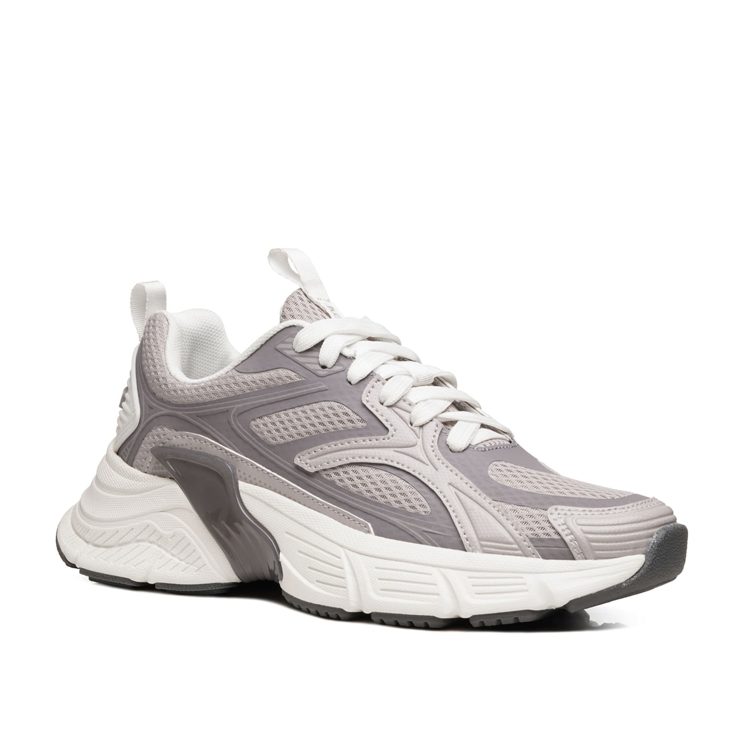Tênis Chunky Pegada Feminino em Tecido Grey 291601-03 Cinza 3