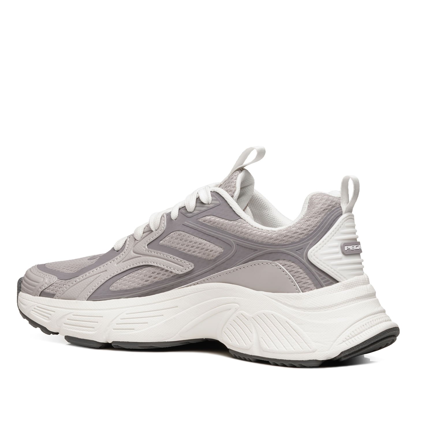 Tênis Chunky Pegada Feminino em Tecido Grey 291601-03 Cinza 4