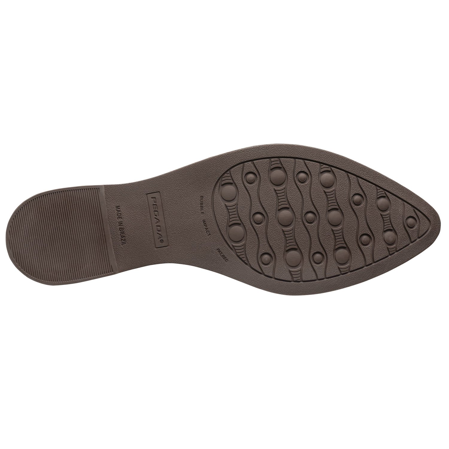 Bota Pegada Feminina em Couro Pinhão Cano Curto Slouch 282501-02 Marrom 4