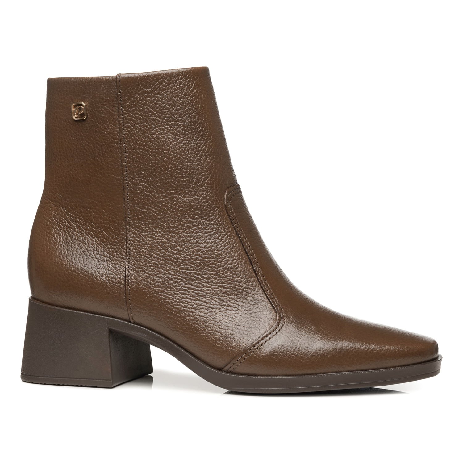 Bota Pegada Feminina em Couro Toffe Cano Curto 282301-08