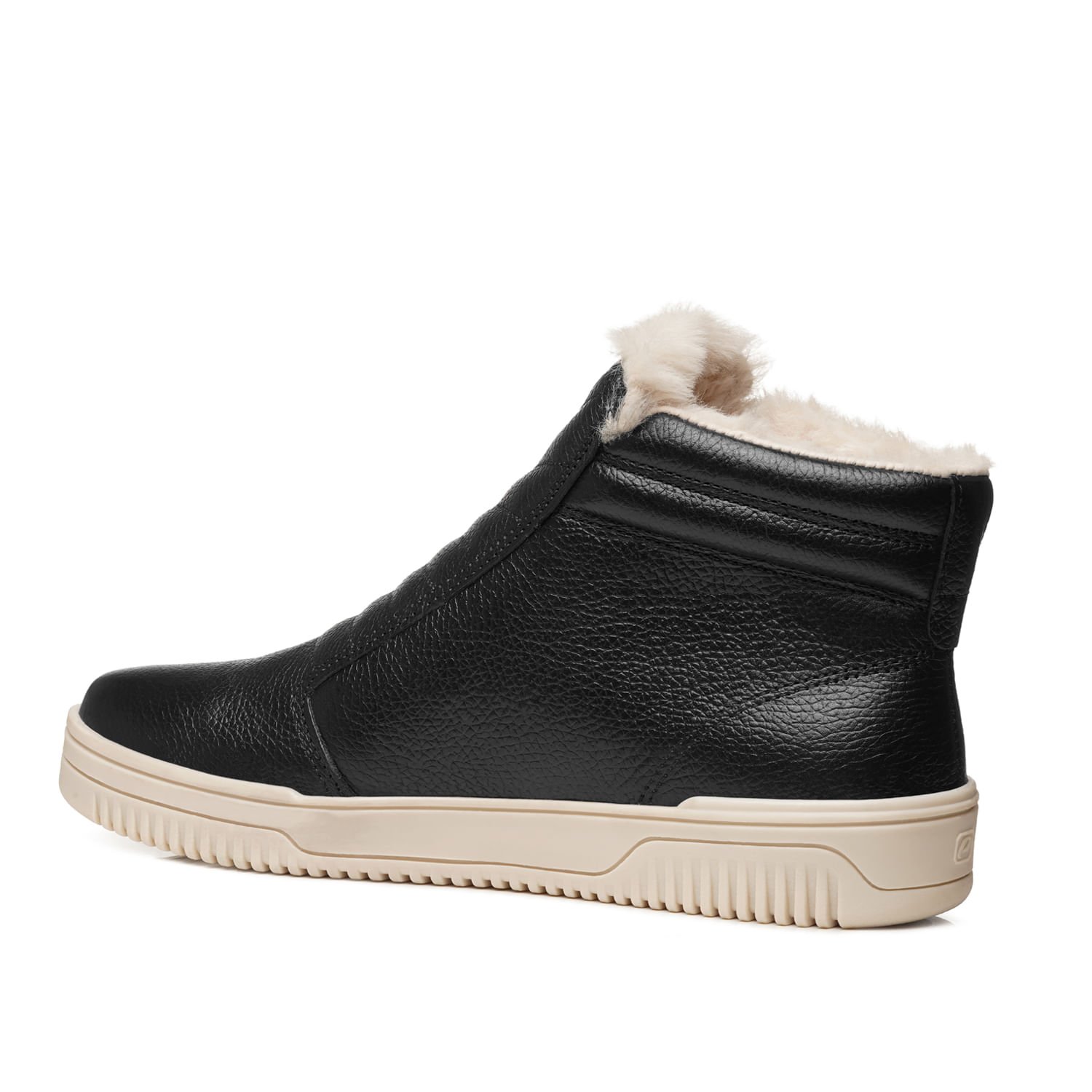 Tênis Pegada Feminino em Couro Preto 211896-03 Preto 3