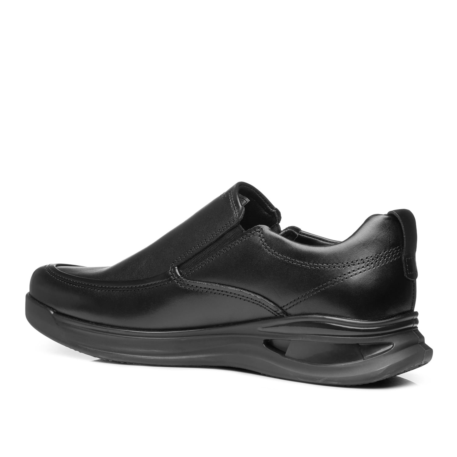 Sapato Casual Pegada Masculino em Couro Preto 126804-01 Preto 4