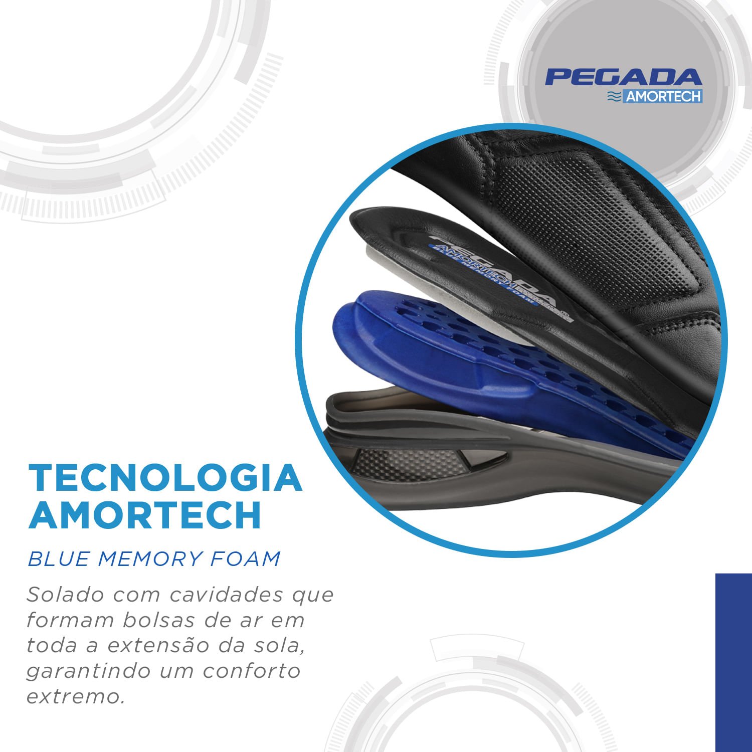 Sapato Casual Pegada Masculino em Couro Preto 126804-01 Preto 5