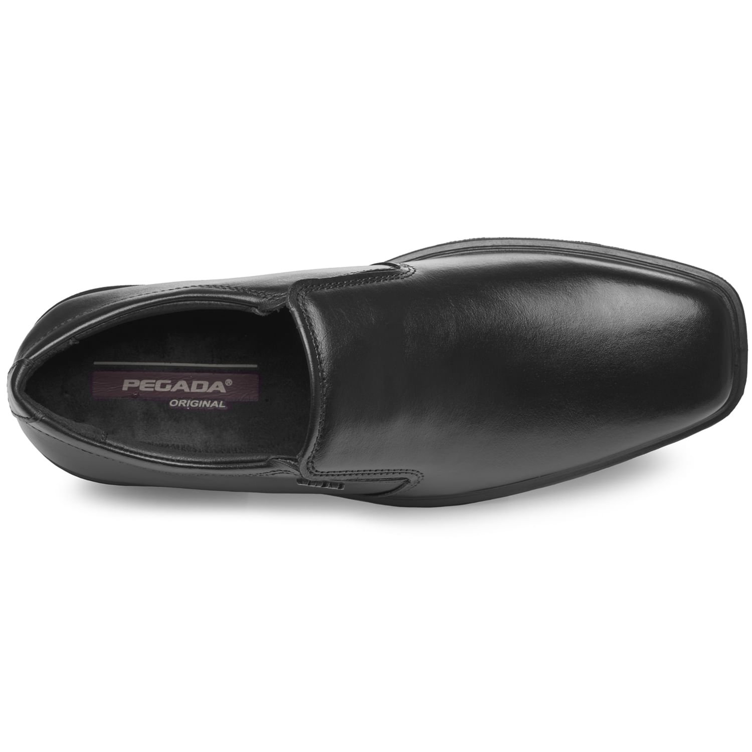 Sapato Social Pegada Masculino Plus Size em Couro Preto 524778-01 Preto 5