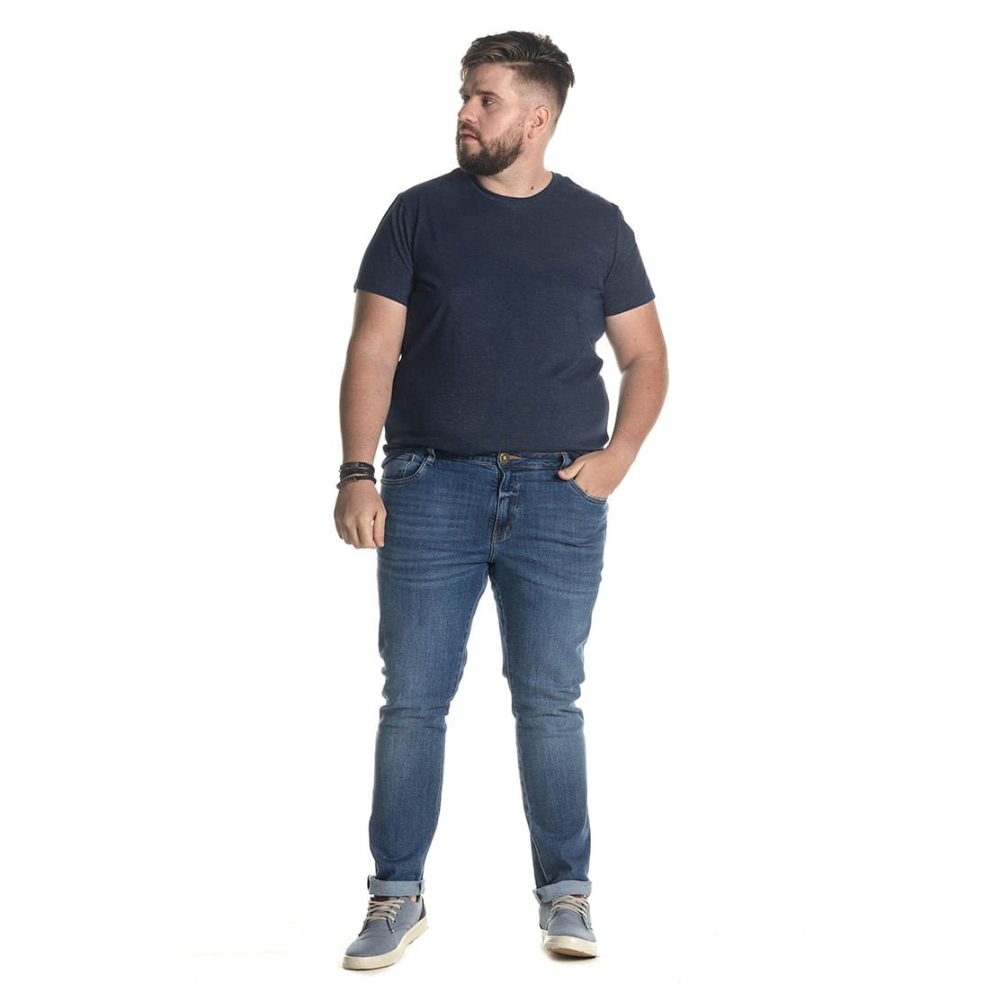 Calça Jeans Denuncia Slim Z 101324236 Azul