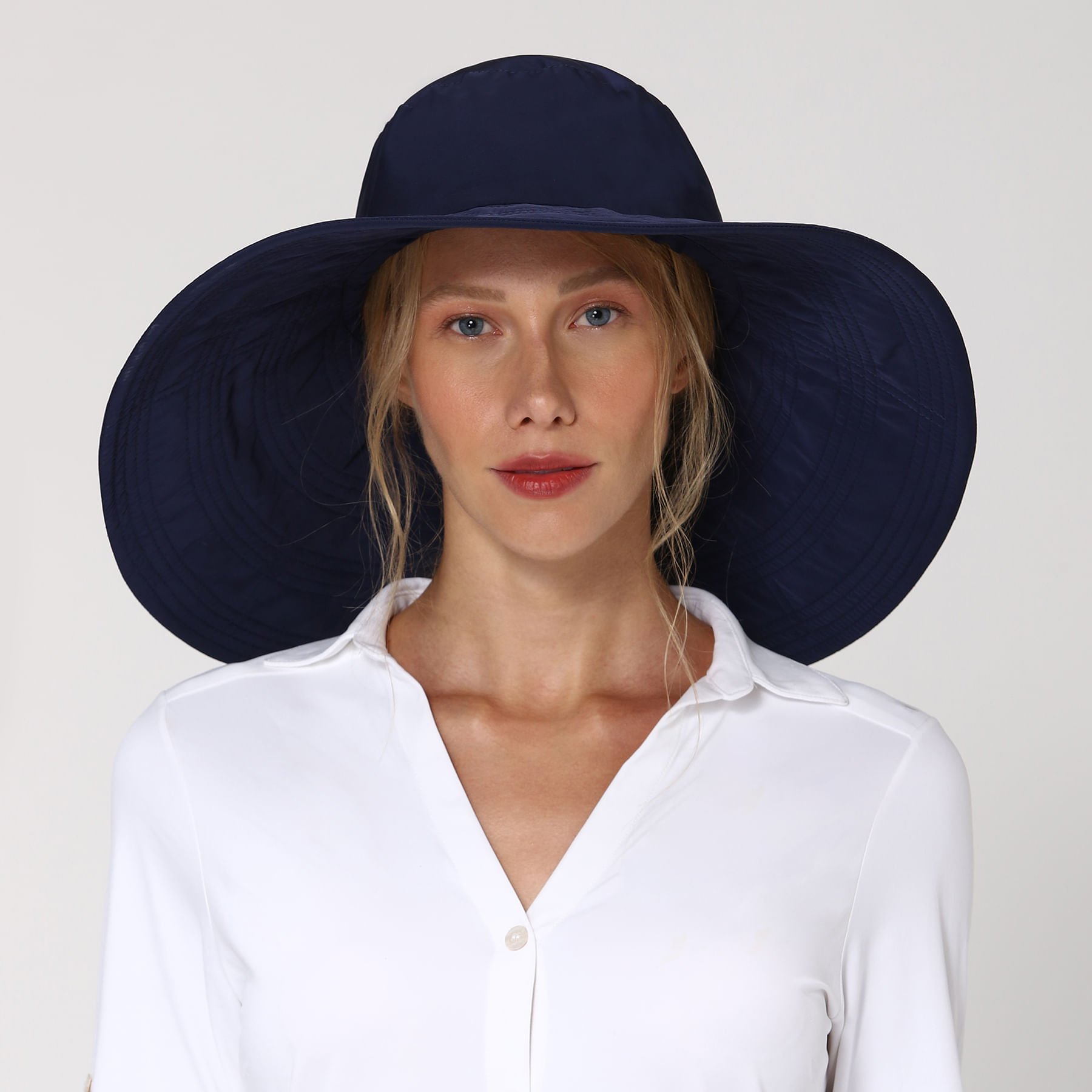 Chapéu UV com Proteção Solar Beverly Hills Marinho Azul 1