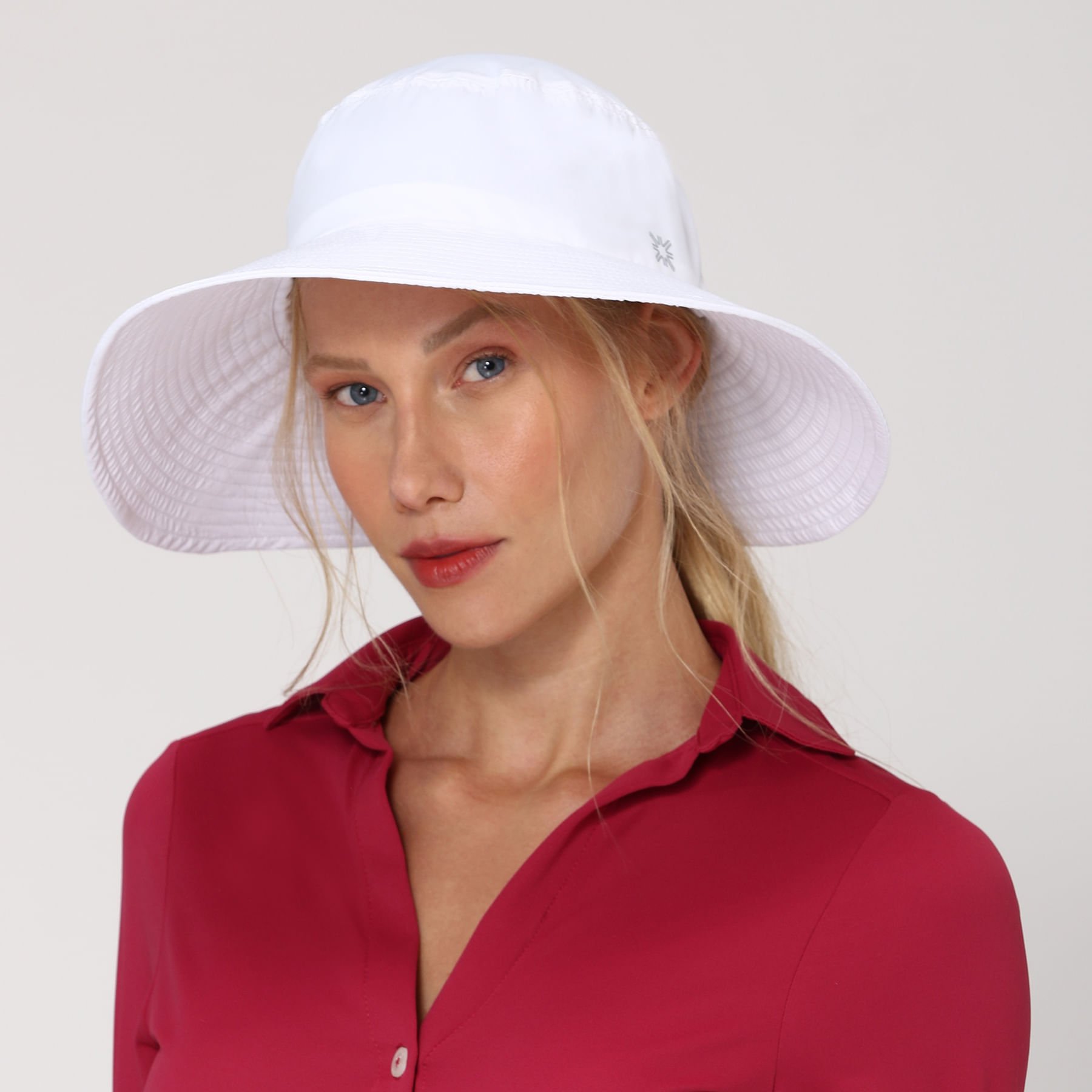 Chapéu UV Com Proteção Solar Lyon Branco Branco 2