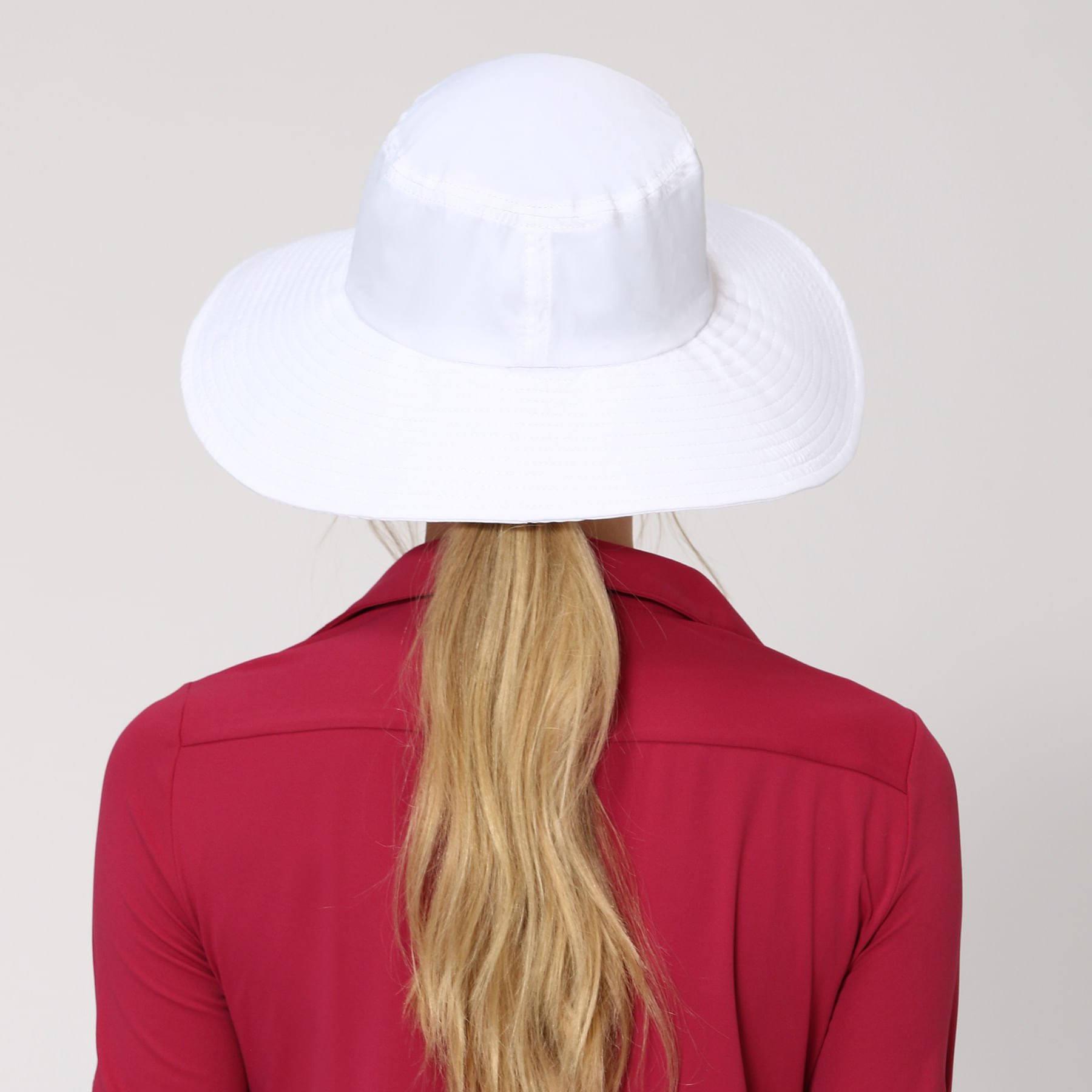 Chapéu UV Com Proteção Solar Lyon Branco Branco 3