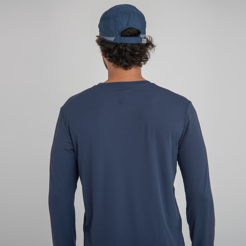 Boné UV com Proteção Solar New Fit Marinho Azul 3