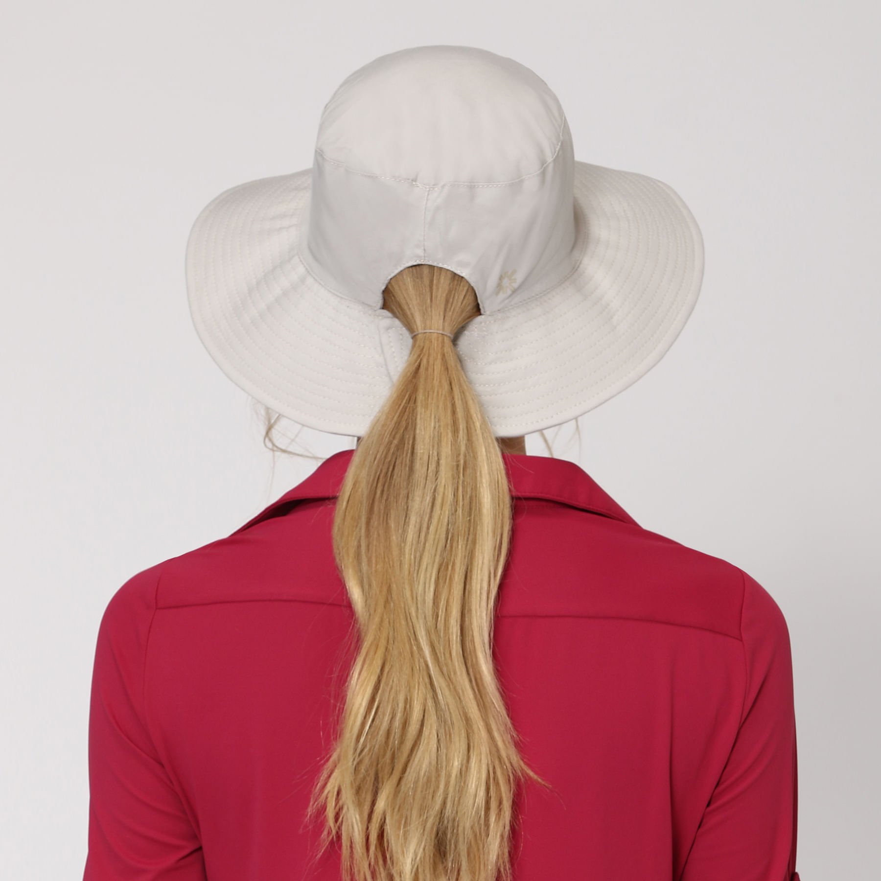 Chapéu UV Com Proteção Solar Califórnia Areia Bege 3