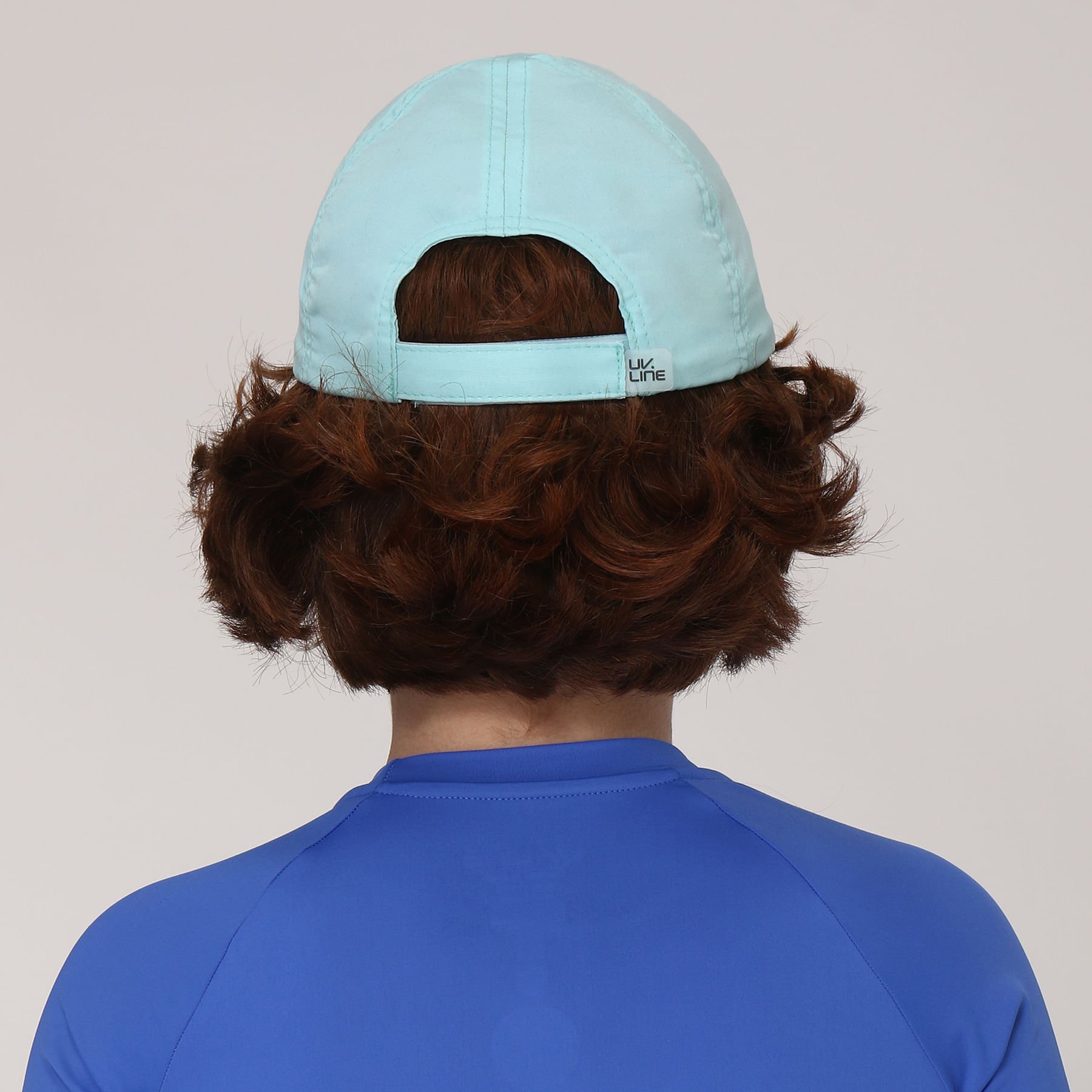 Boné UV Infantil Com Proteção Solar Teens Colors Verde Água Verde 3