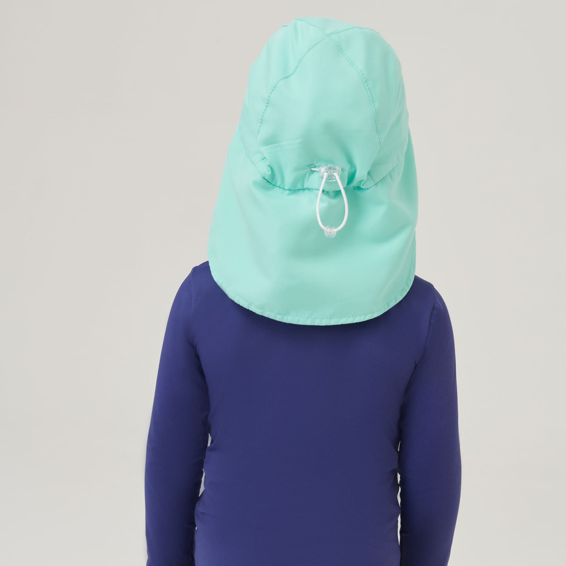 Boné UV Legionário Infantil com Proteção Solar Verde Claro Verde 3