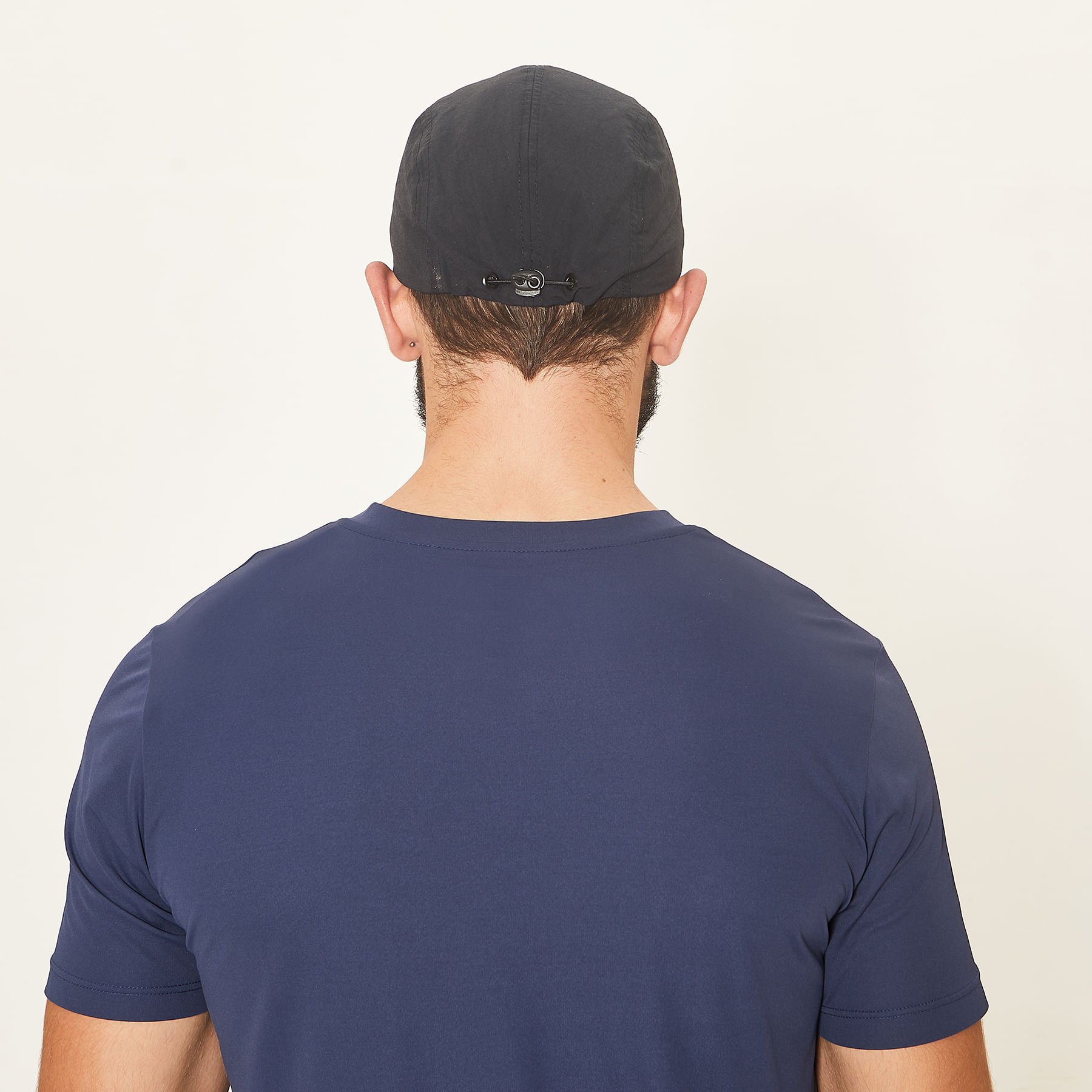 Boné UV Com Proteção Solar Canyon Preto Preto 3