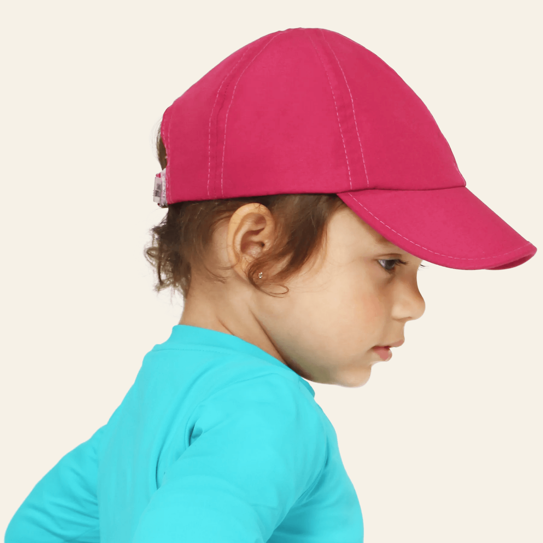 Boné UV Com Proteção Solar Baby Color Pink Pink 2