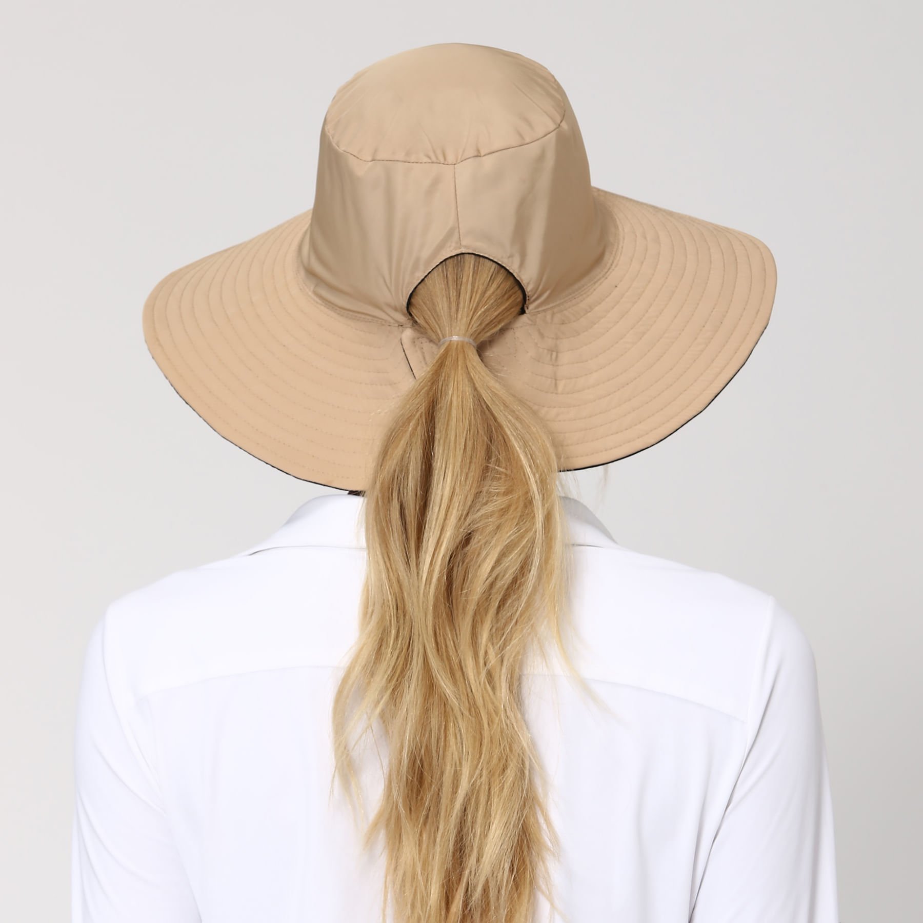 Chapéu UV Com Proteção Solar San Diego Preto/Areia Preto 6