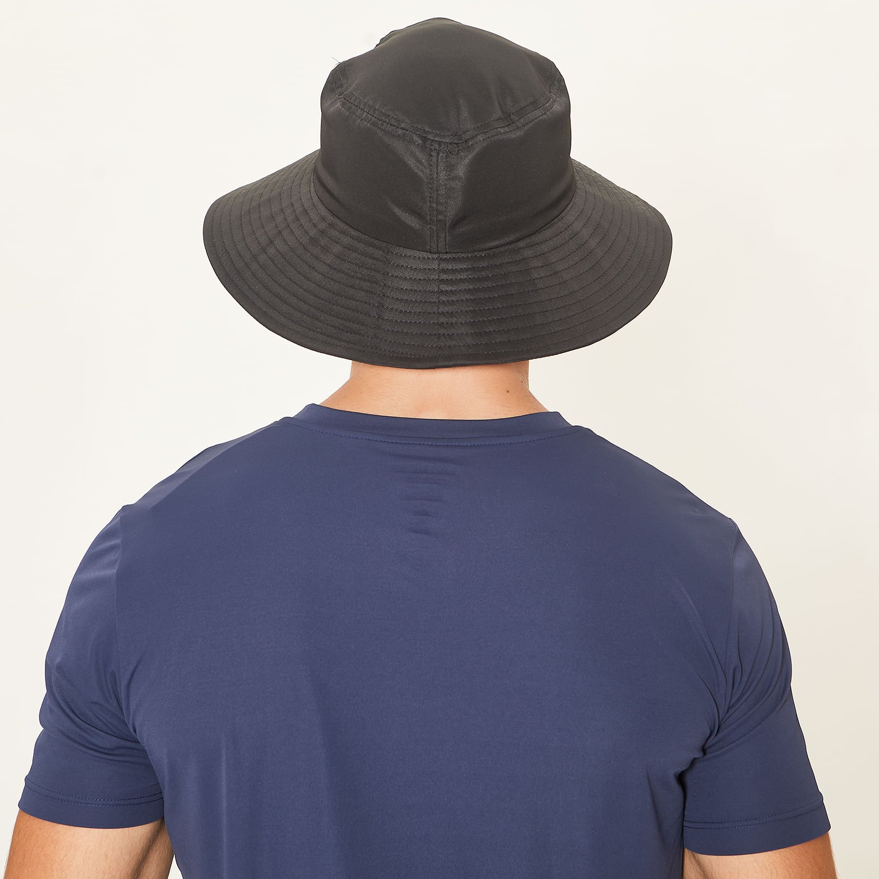 Chapeu Uv Com Proteção Solar New Cassís Preto Preto 3