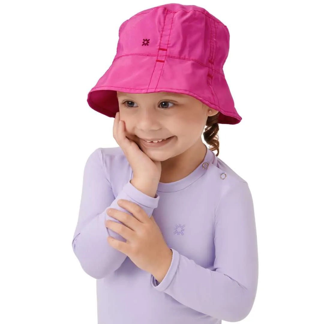 Chapéu UV Bebê Napoli Com Proteção Solar Pink