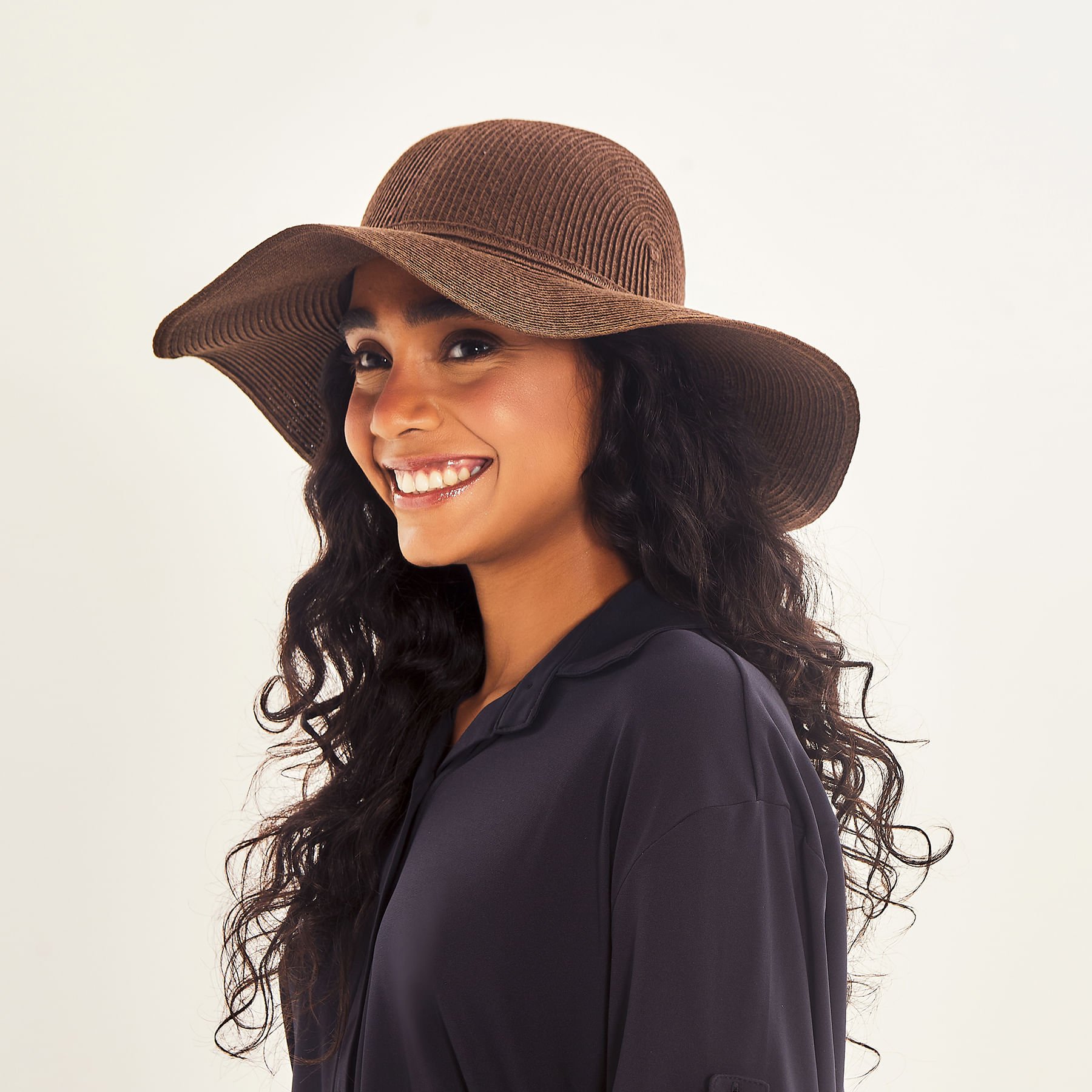 Chapéu UV Com Proteção Solar Saint-Raphael Marrom Marrom 2