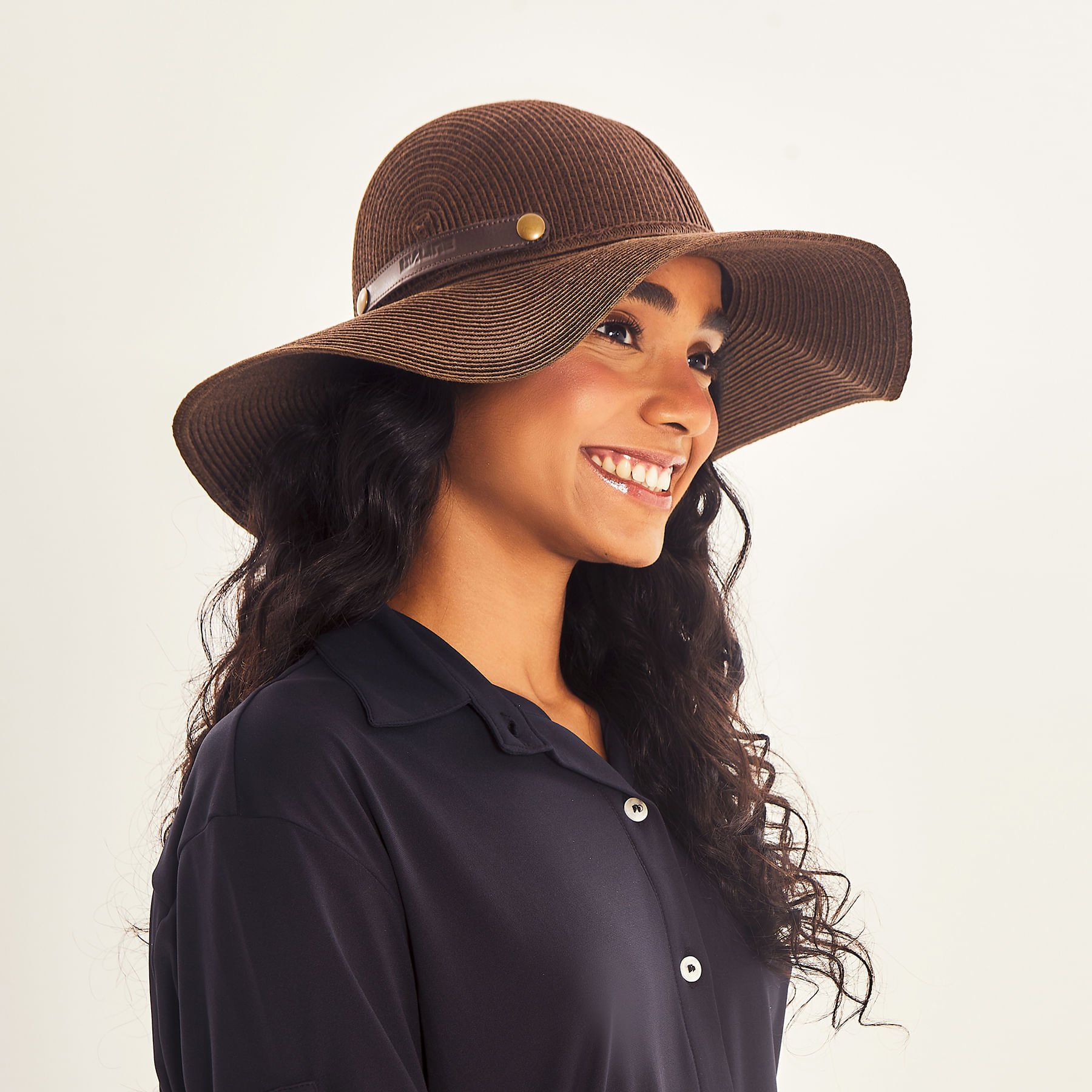 Chapéu UV Com Proteção Solar Saint-Raphael Marrom Marrom 3