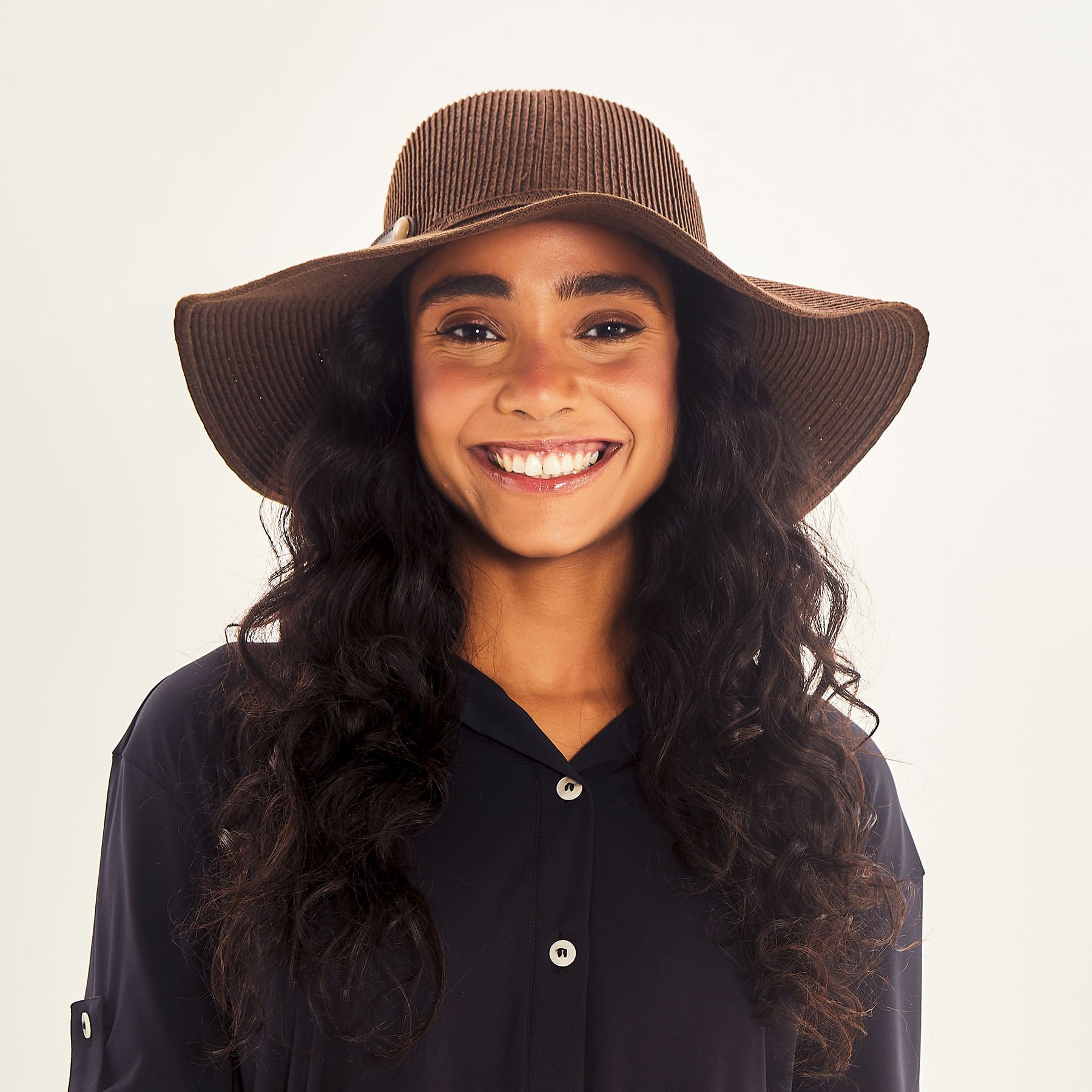 Chapéu UV Com Proteção Solar Saint-Raphael Marrom Marrom 4