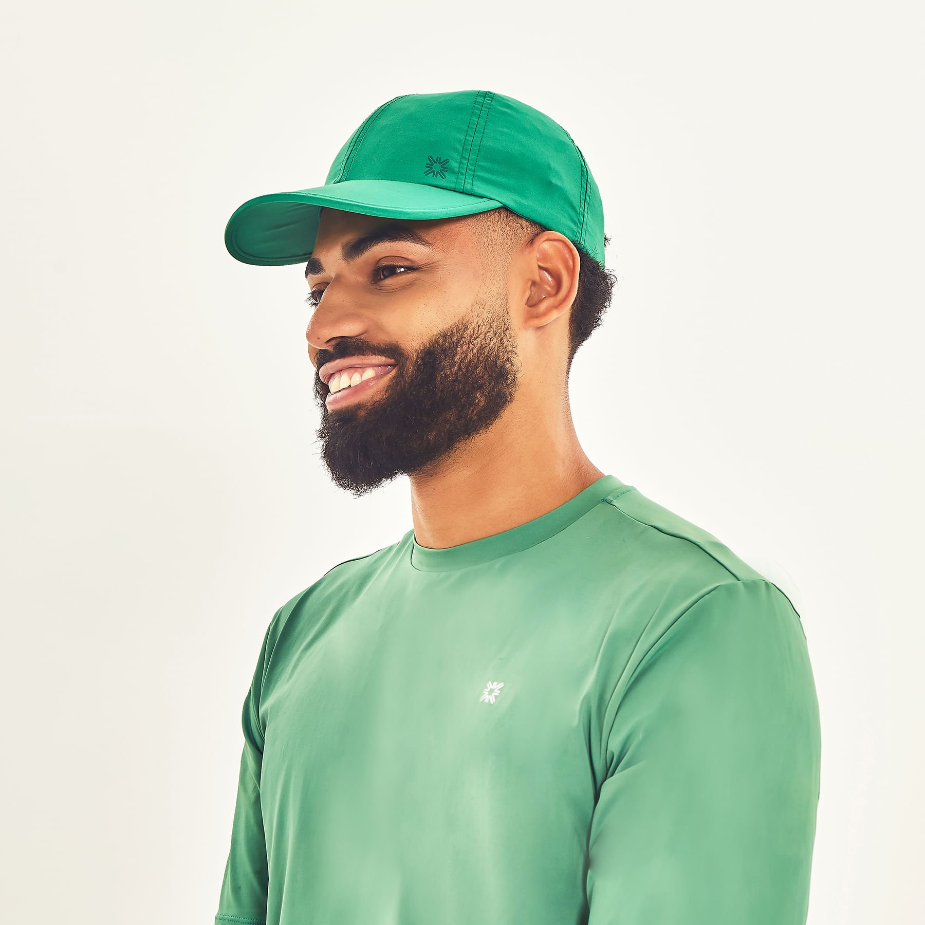 Boné UV Com Proteção Solar Uvpro Verde Brasil Verde 3