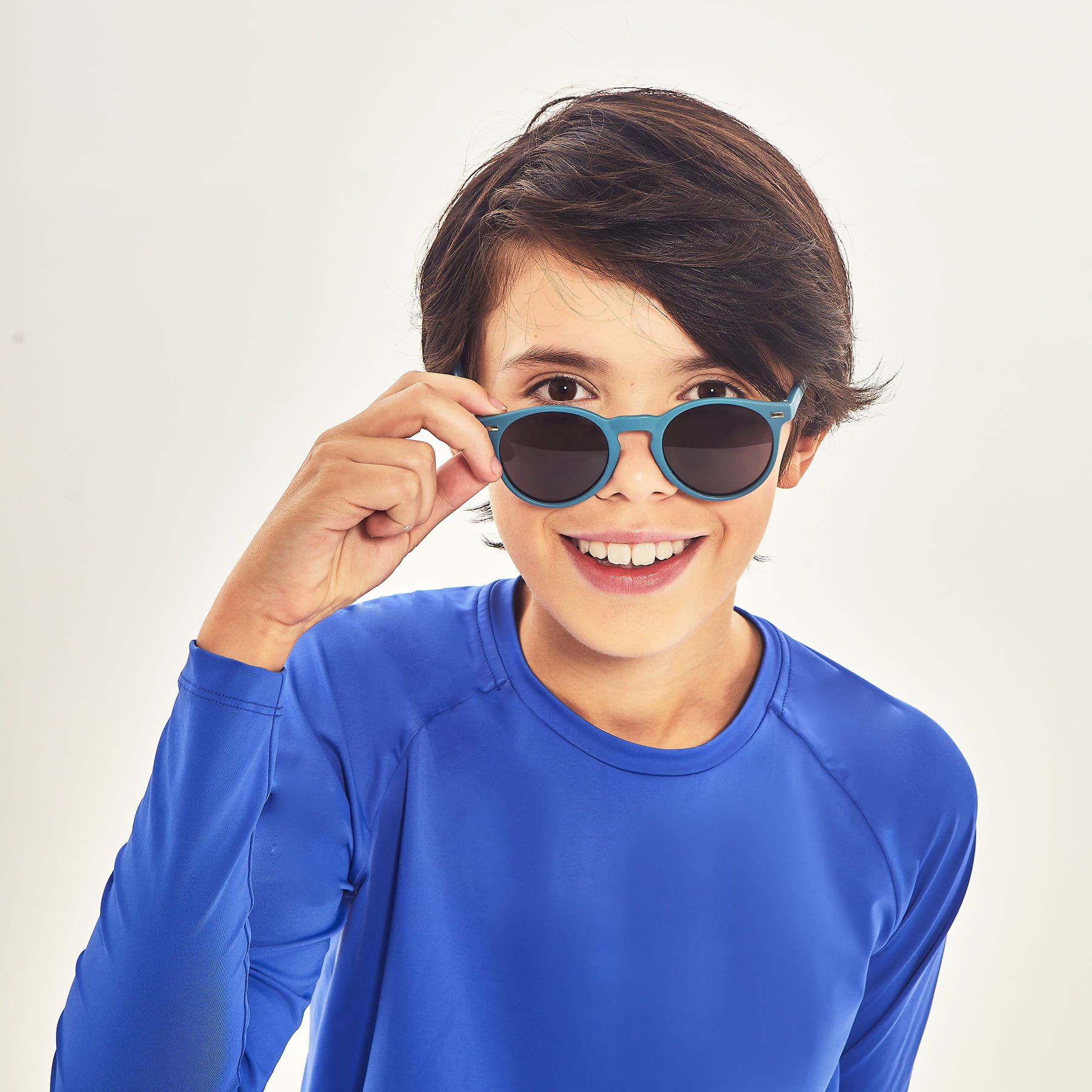 Óculos de Sol Kids Com Proteção UV400 Marinho Azul 2