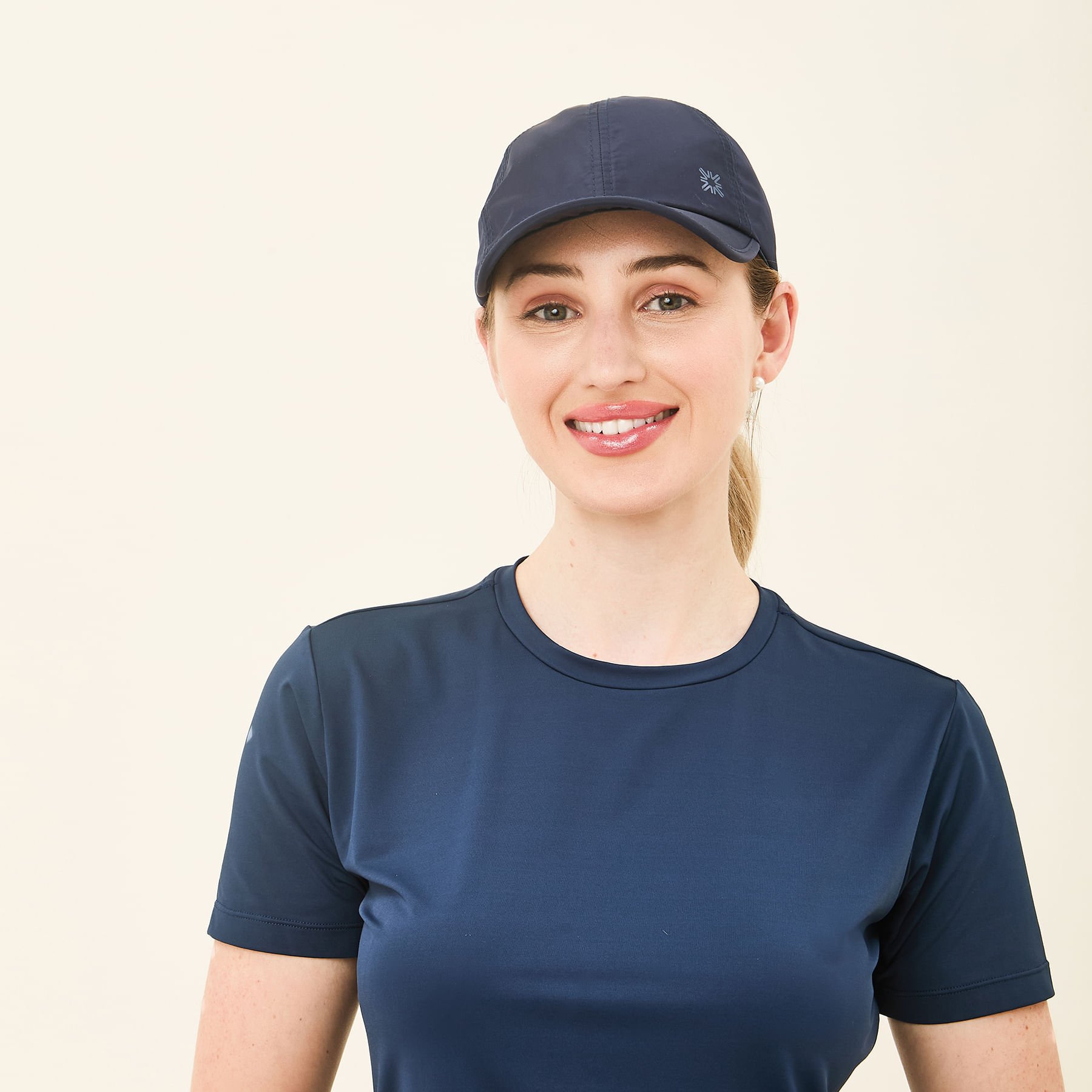 Boné Uv Com Proteção Solar Beach Tennis Marinho Marinho 2