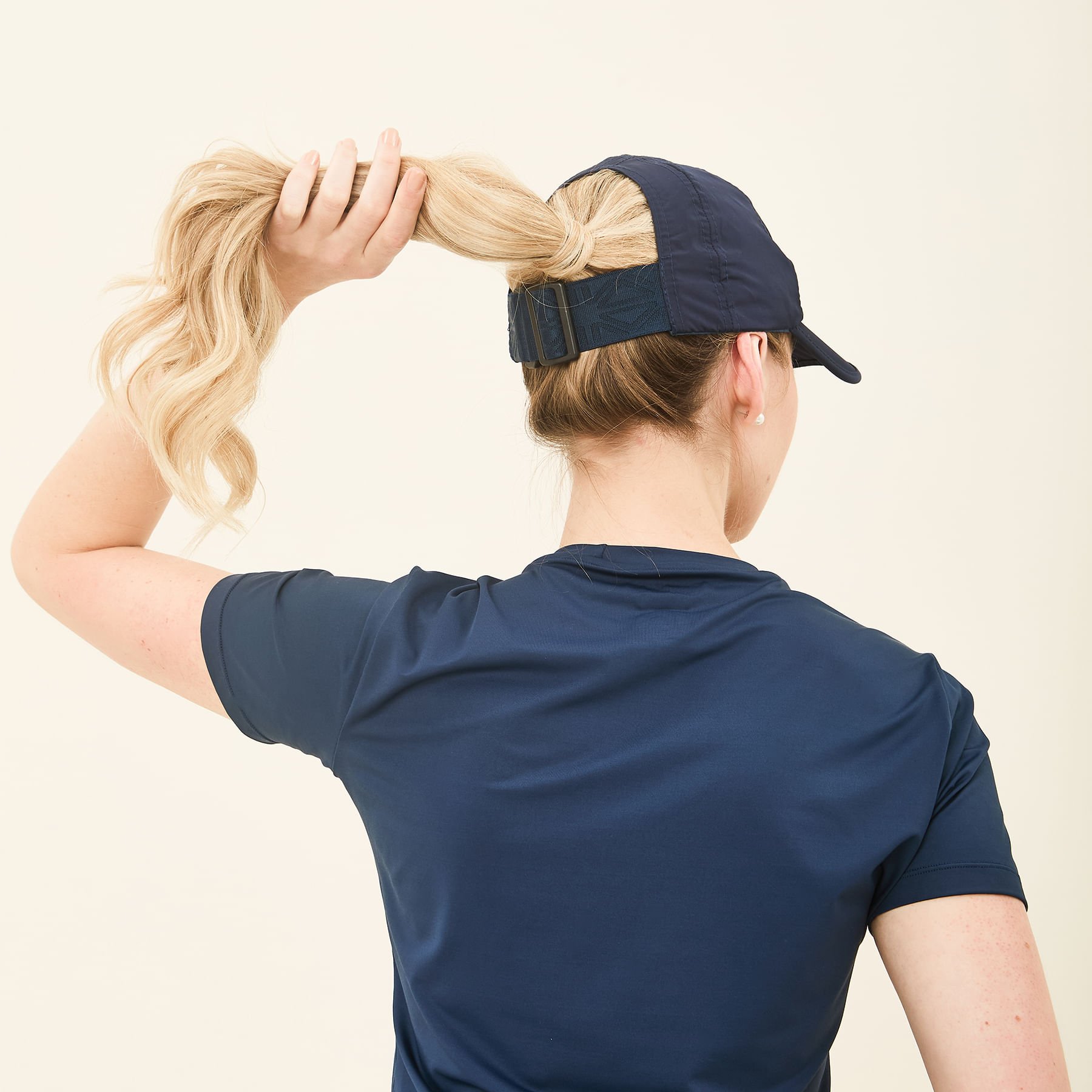 Boné Uv Com Proteção Solar Beach Tennis Marinho Marinho 4