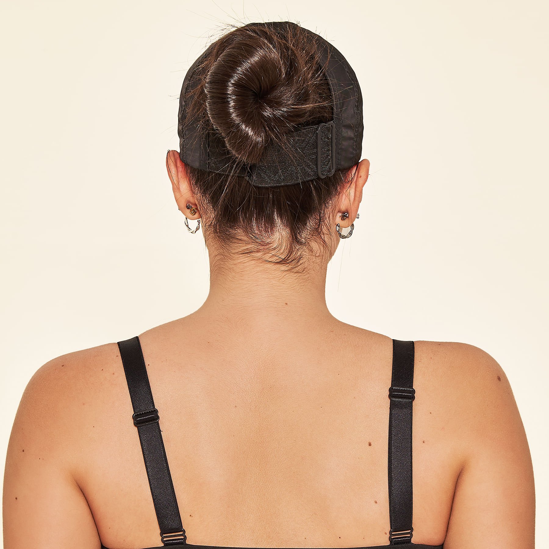 Boné Uv Com Proteção Solar Beach Tennis-PRETO Preto 3