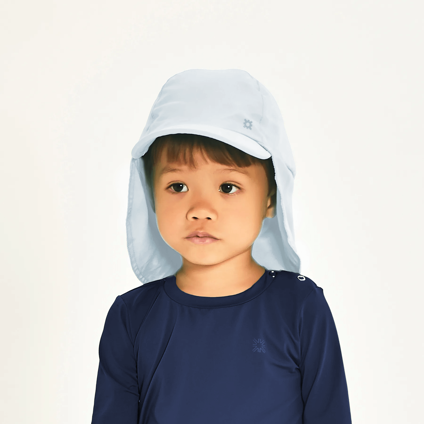 Boné UV Com Proteção Solar Basic Baby Azul Céu