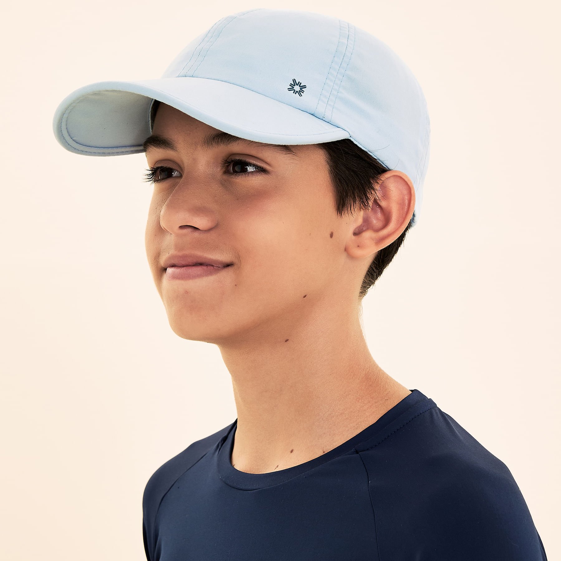 Boné Teens Colors com Proteção Solar UV.LINE-AZUL CEU Azul 2