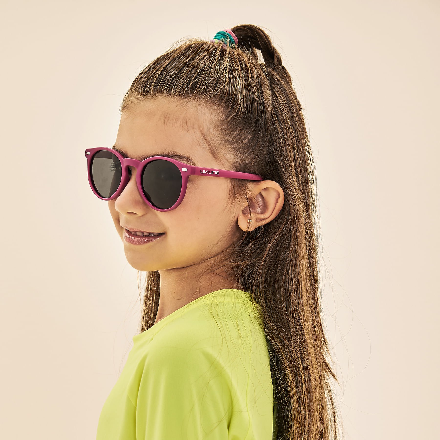 Óculos de Sol Kids UV400-MAGENTA Vermelho 2