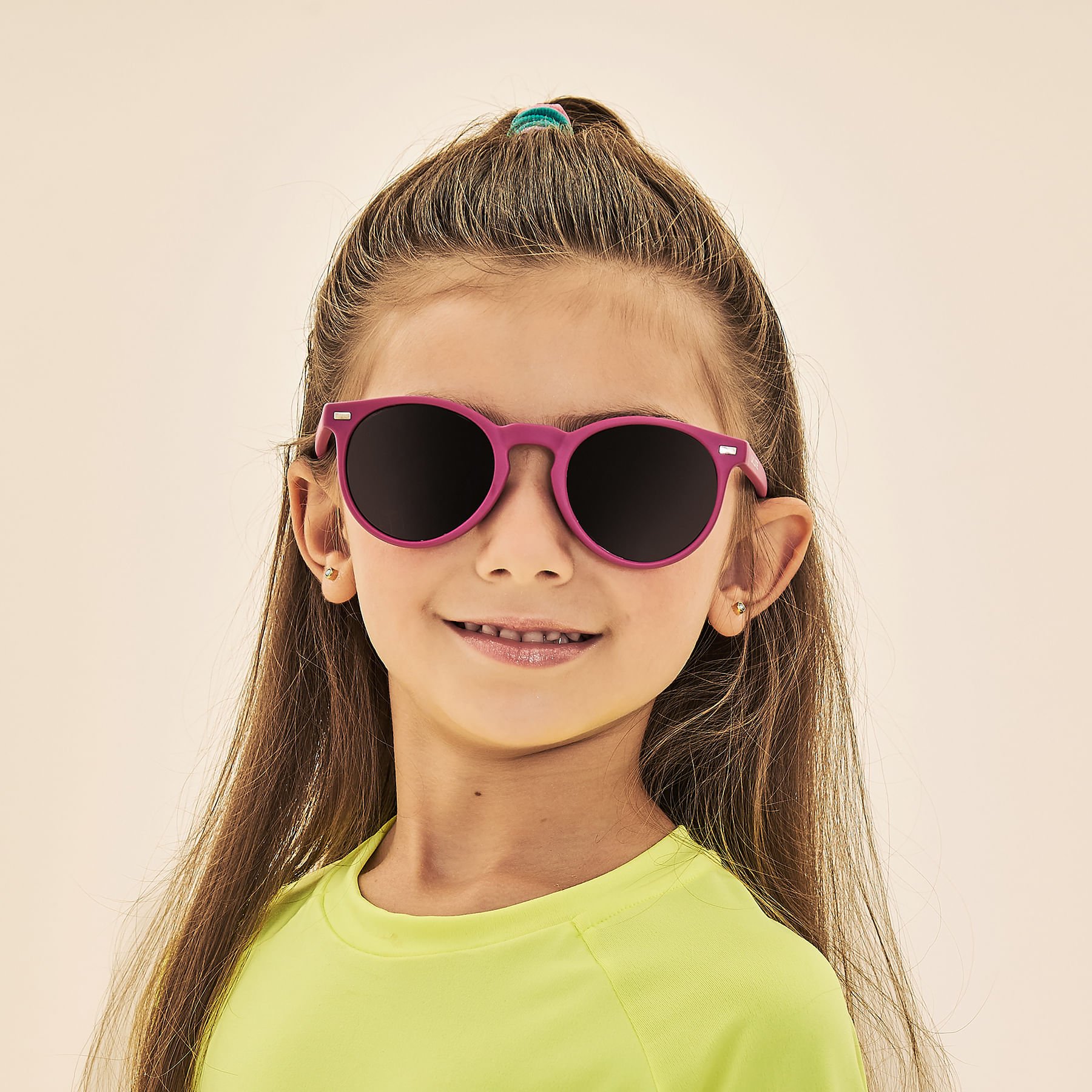 Óculos de Sol Kids UV400-MAGENTA Vermelho 3
