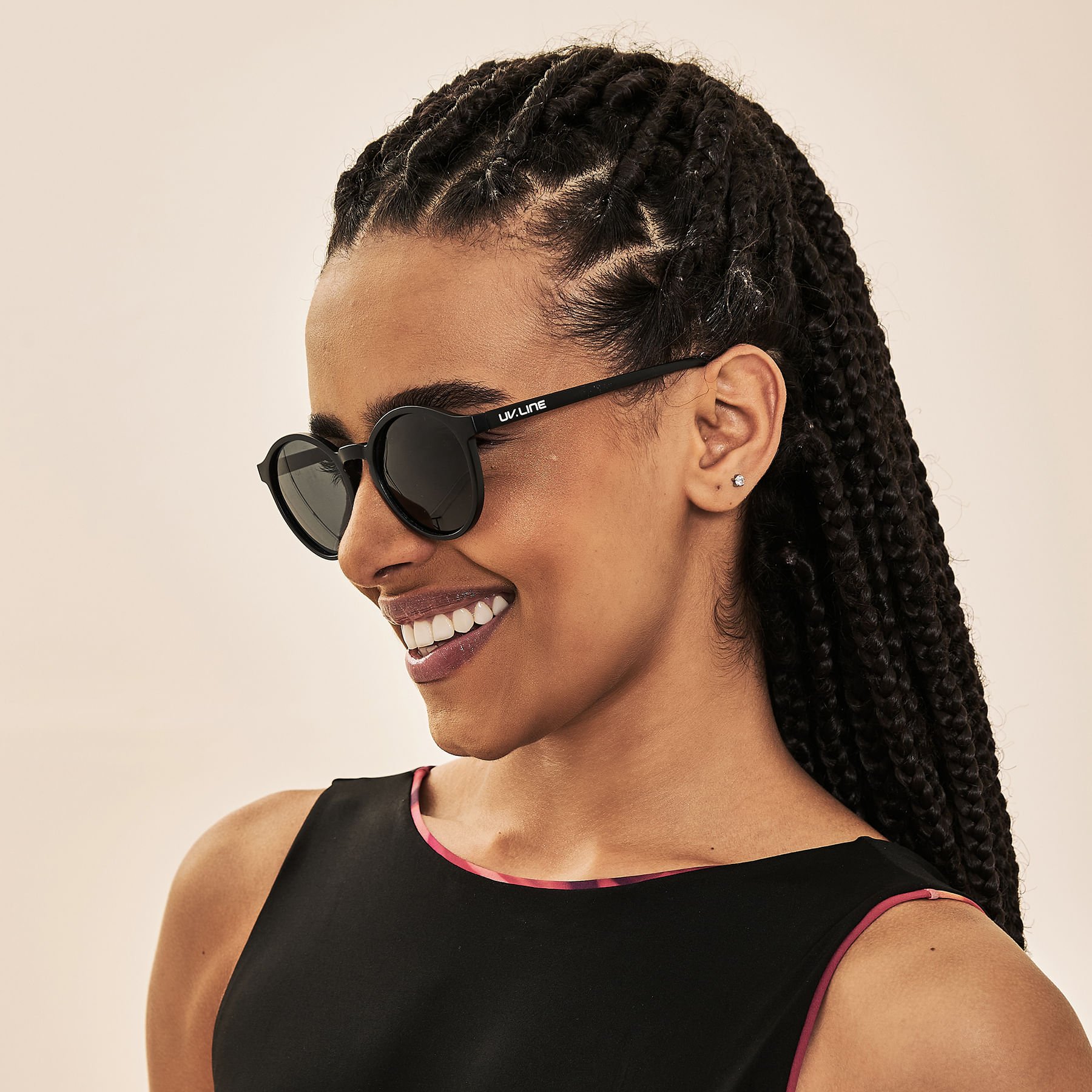 Óculos de Sol Adulto UV400 Polarizado com Proteção UVA e UVB - PRETO Preto 3