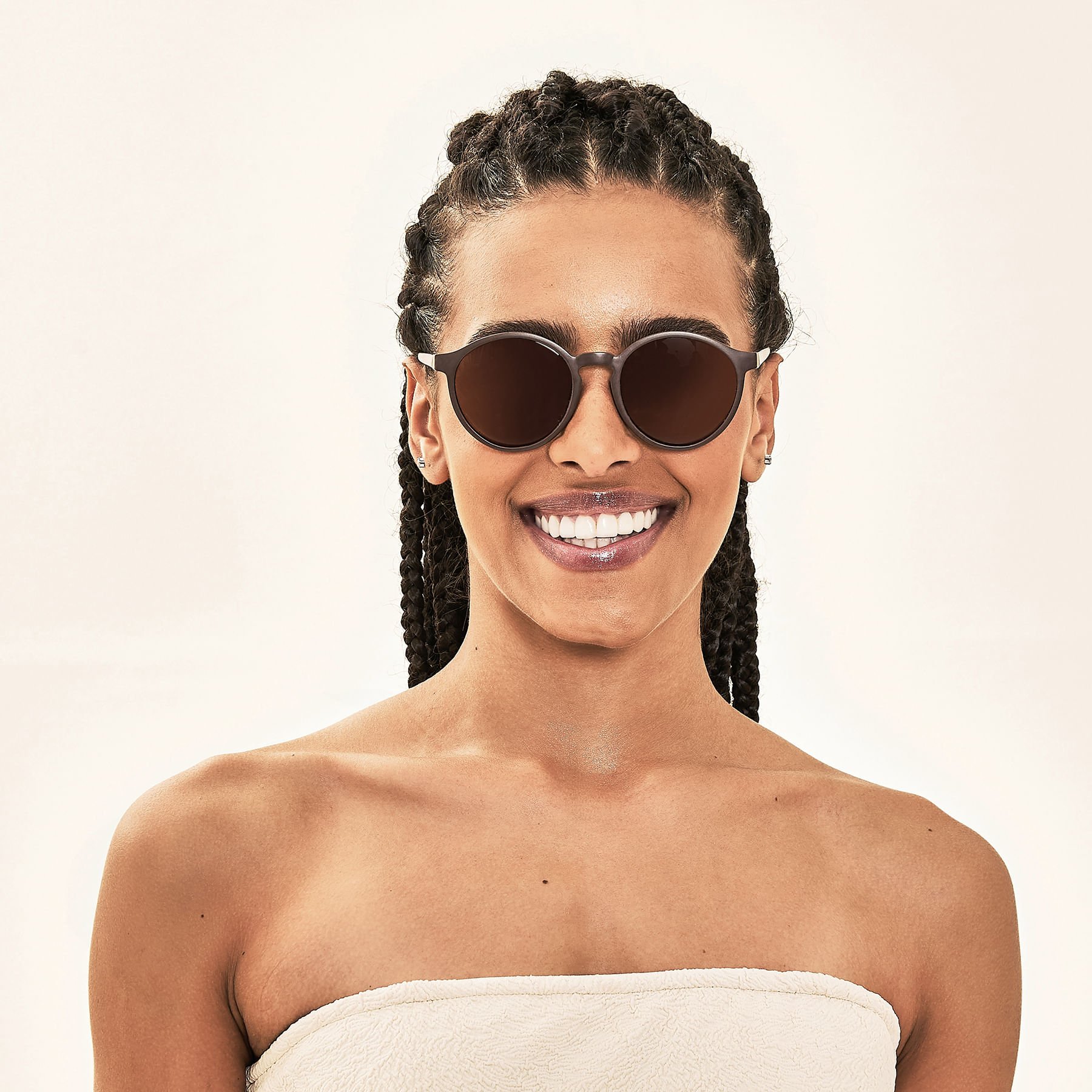 Óculos de Sol Adulto UV400 Polarizado com Proteção UVA e UVB - MARROM