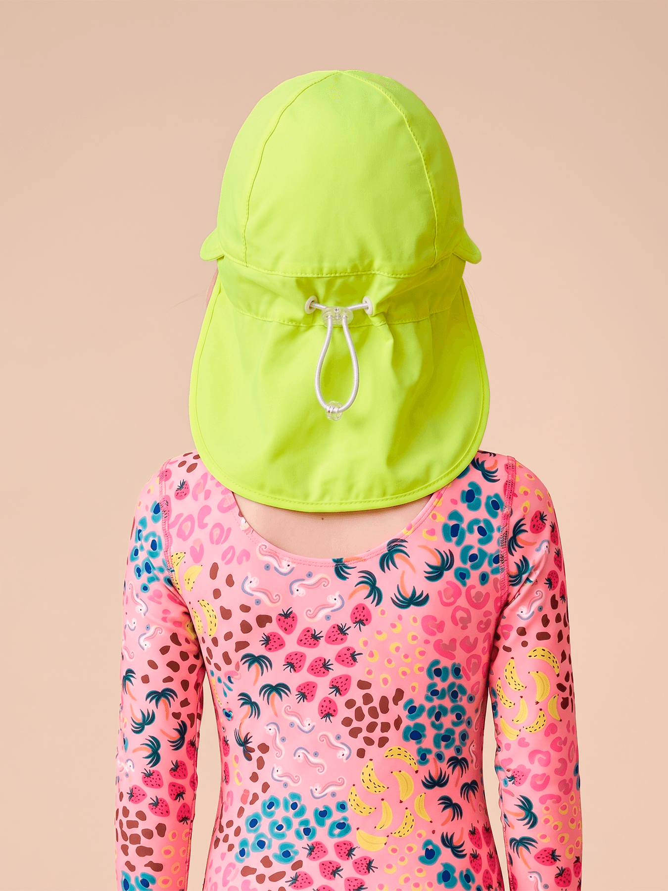 Boné Legionário UV Infantil Com Proteção Solar Basic Kids - AMARELO FLUOR Amarelo 4