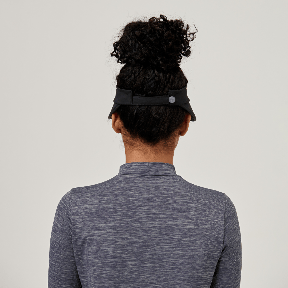 Viseira UV Com Proteção Solar Pontal Preto Preto 3