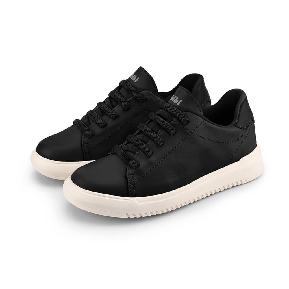 Sapatênis Infantil Bibi New Way Preto de Couro Preto 2