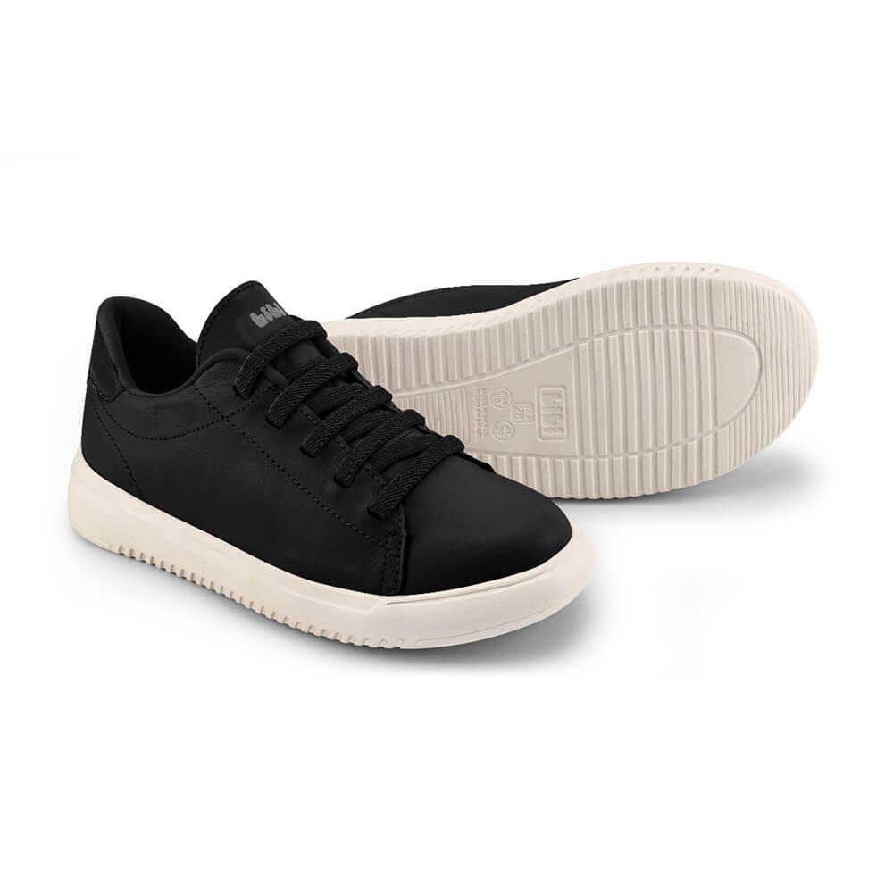 Sapatênis Infantil Bibi New Way Preto de Couro Preto 3