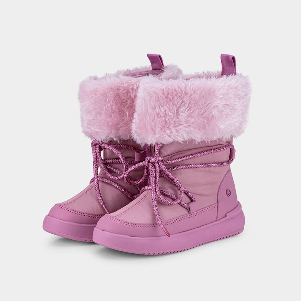 Bota Infantil Cano Médio Bibi Urban Kids Drop Rosa Rosa 3