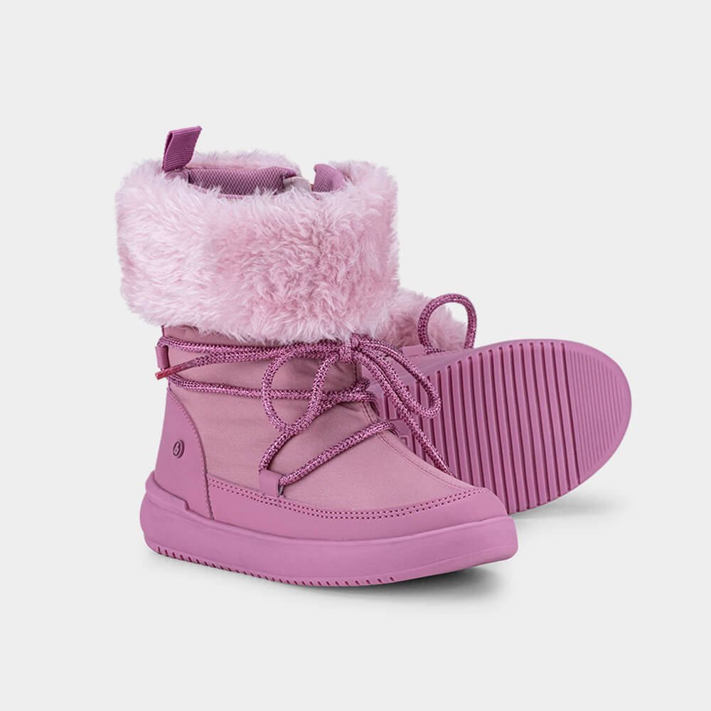 Bota Infantil Cano Médio Bibi Urban Kids Drop Rosa Rosa 4