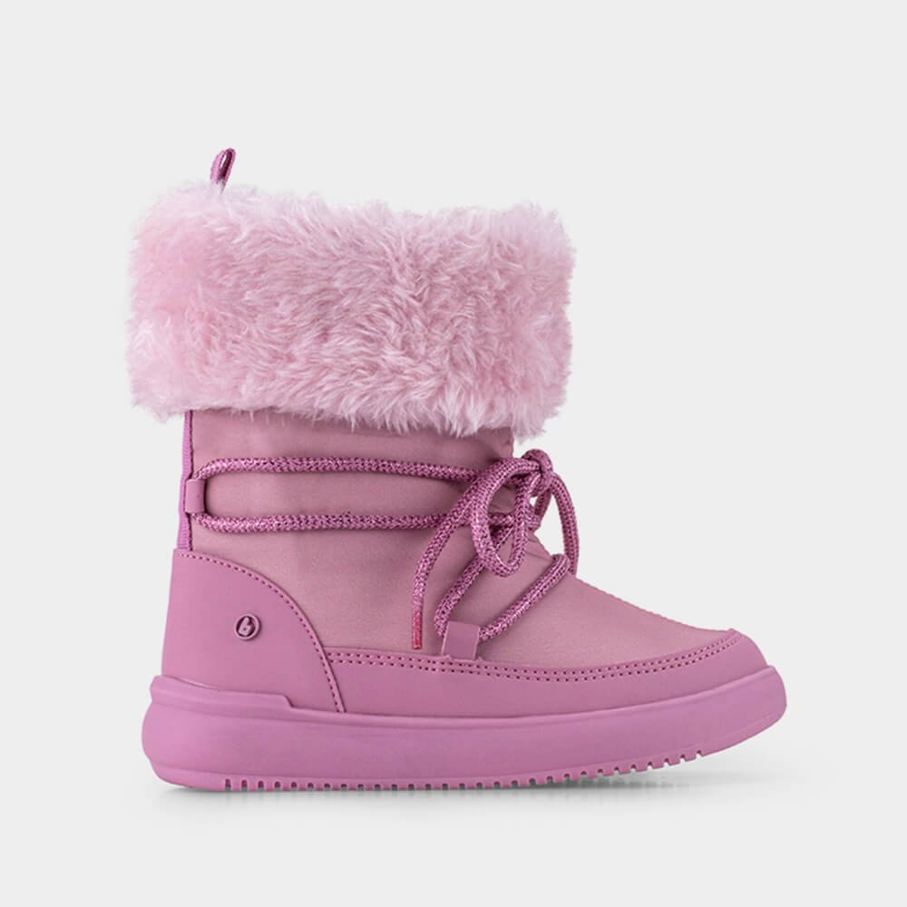 Bota Infantil Cano Médio Bibi Urban Kids Drop Rosa Rosa 5