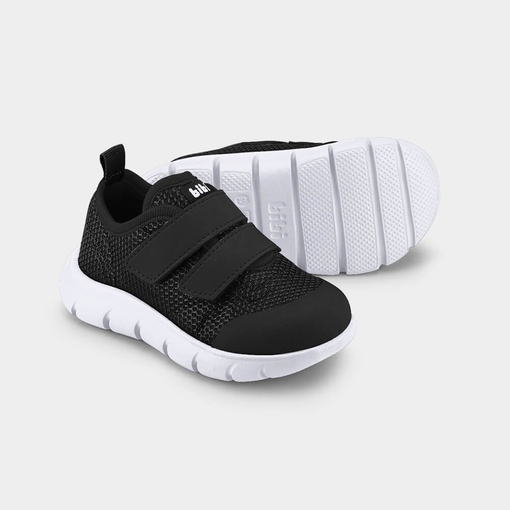 Tênis Infantil Bibi Energy Baby 2.0 Preto com Tiras Preto 4