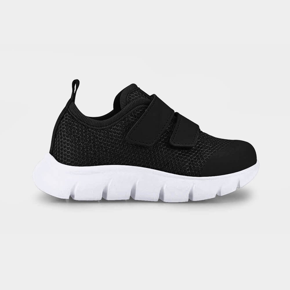 Tênis Infantil Bibi Energy Baby 2.0 Preto com Tiras Preto 1