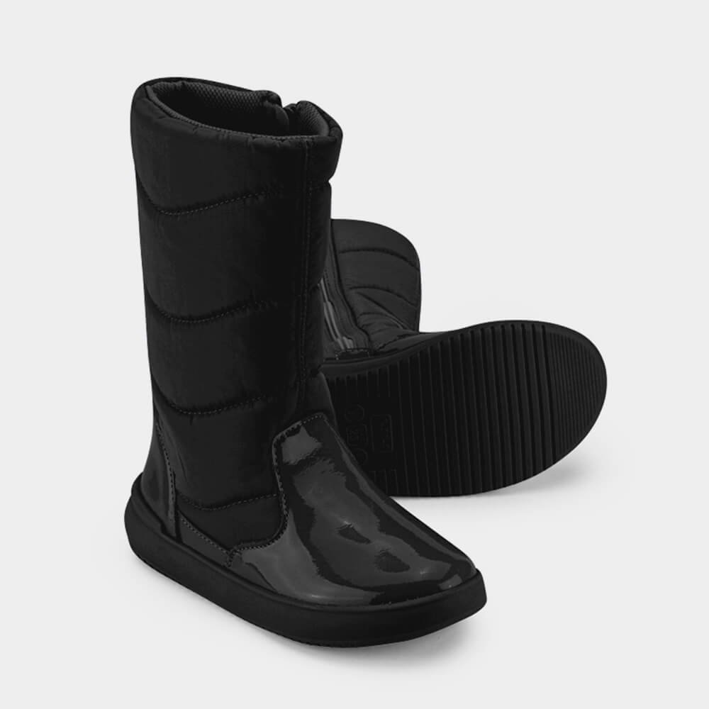 Bota Infantil Cano Longo Bibi Urban Basic Drop Preta Preto 4