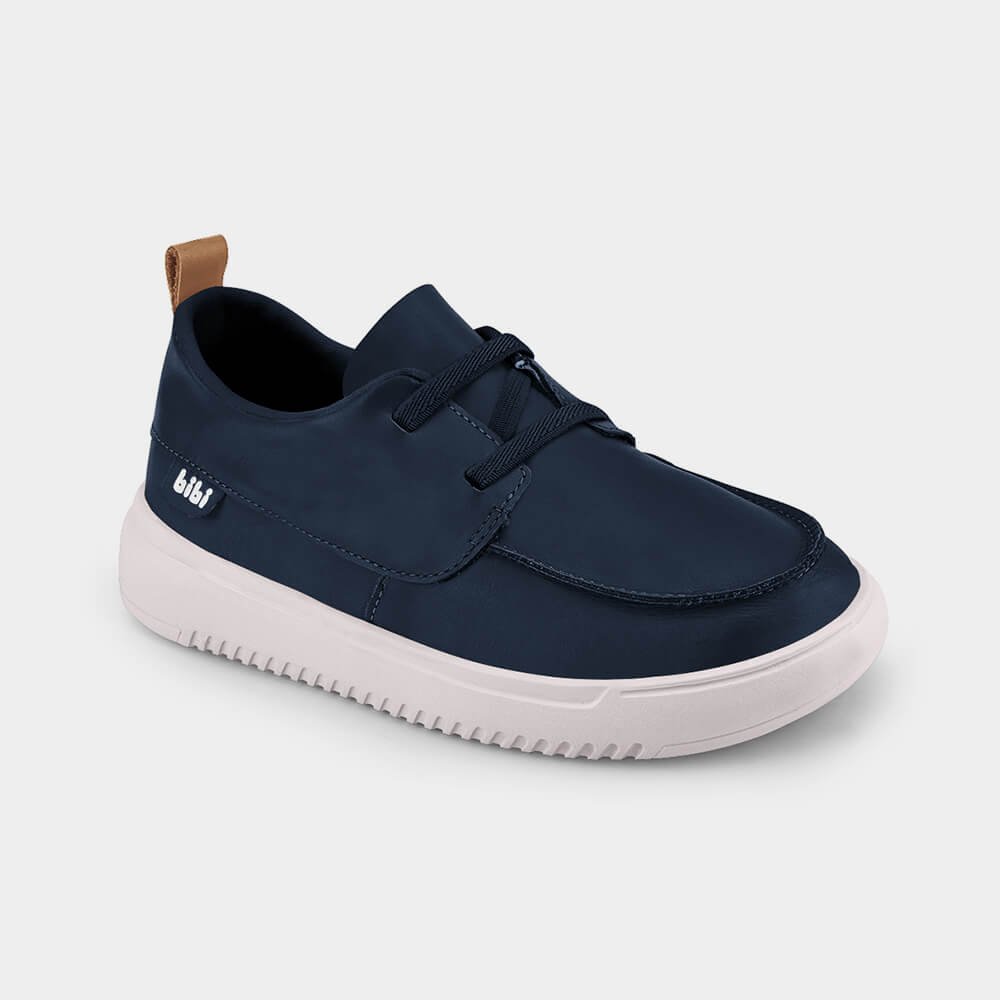 Tênis Infantil Bibi New Way Azul de Couro