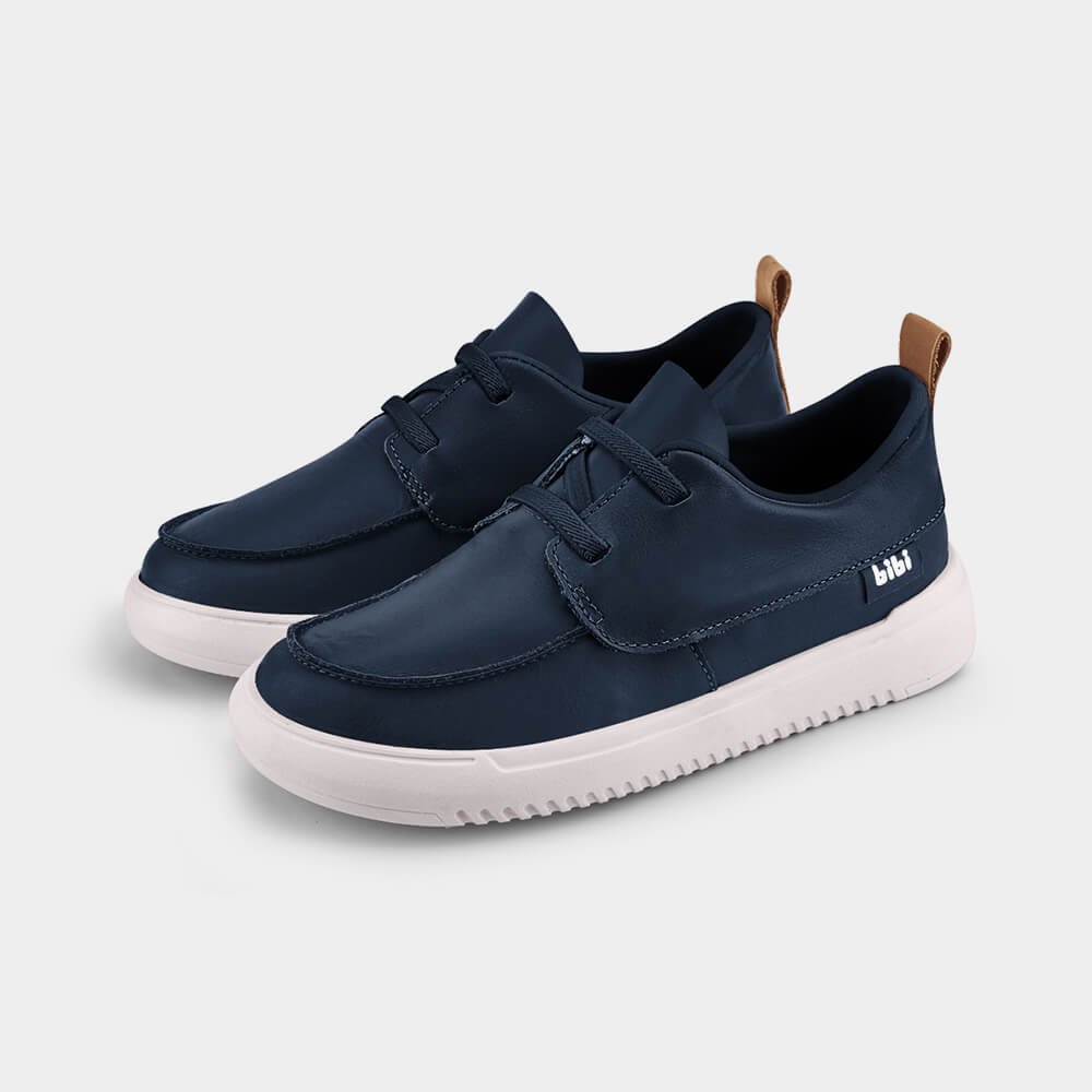 Tênis Infantil Bibi New Way Azul de Couro Azul 2