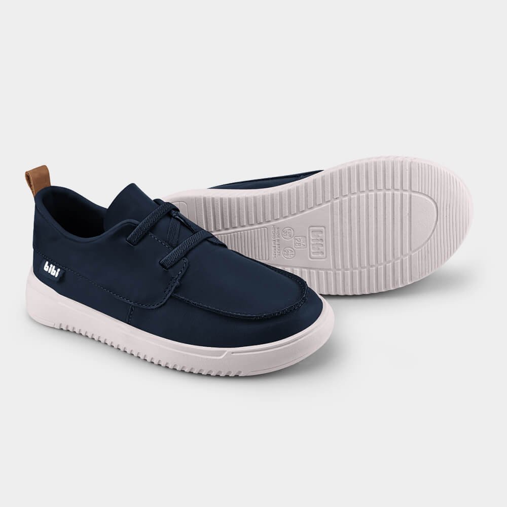 Tênis Infantil Bibi New Way Azul de Couro Azul 3